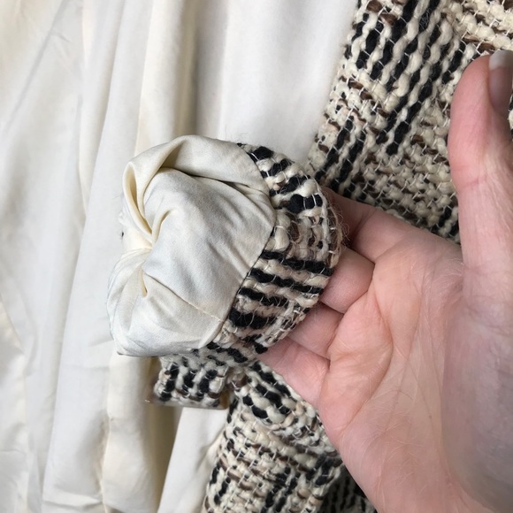 Boucle Trench Coat Fully Lined High End Couture - Picture 7 of 7